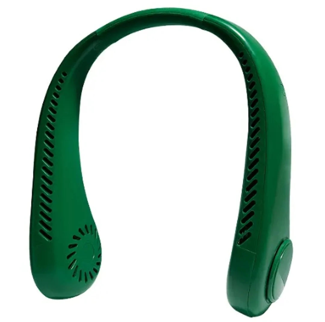 Portable Hands-Free Neck Fan – Ultra-Quiet Cooling with 360° Surround Airflow (White)